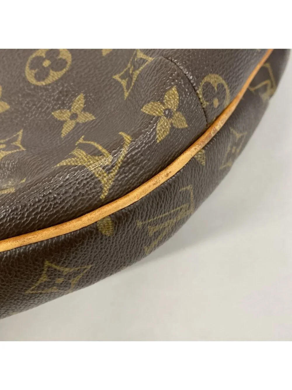Louis Vuitton Shoulder Bag Monogram Croissant GM Brown